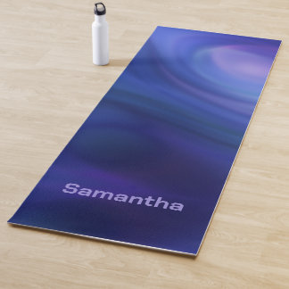 Paarse blauwe ombre gradiënt Yoga Mat