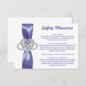 Paarse blauwe oneindigheid — maatregelen ter besch informatiekaartje (Voorkant / Achterkant)