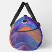 PAARSE BLAUWE ORANJE GELE ABSTRACTE GOLVEN PLUNJEZAK (Rechts)