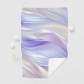  Paarse Blauwe Parel Witte Swirls Golfhanddoek (Insitu)