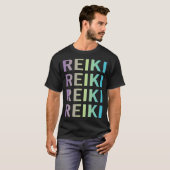 Paarse Blauwe Reiki T-shirt (Voorkant volledig)