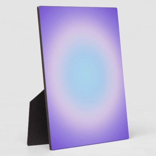 Paarse Blauwe Roze Aura Gradiënt Fotoplaat (Zijkant)