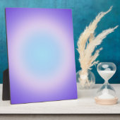 Paarse Blauwe Roze Aura Gradiënt Fotoplaat (Zijkant)