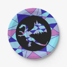 Paarse blauwe roze driehoek abstract 