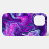 Paarse, blauwe, roze, lichtvochtige kunst Case-Mate iPhone case (Achterkant (horizontaal))