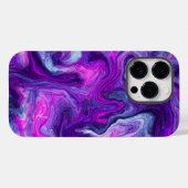 Paarse, blauwe, roze, lichtvochtige kunst Case-Mate iPhone case (Achterkant (horizontaal))