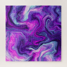 Paarse, blauwe, roze, lichtvochtige kunst