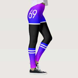 Paarse blauwe schoorts en sokken - nummer 69 - Spo Leggings