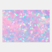 paarse blauwe schoppen edelstenen inpakpapier vel (Voorkant 2)