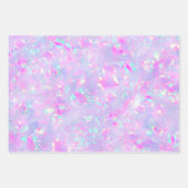 paarse blauwe schoppen edelstenen inpakpapier vel (Voorkant)