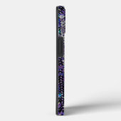 Paarse blauwe sequenties | spartelpatroon Case-Mate iPhone case (Achterkant / Rechts)