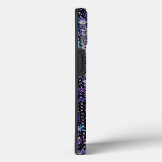 Paarse blauwe sequenties | spartelpatroon Case-Mate iPhone case (Achterkant / Rechts)