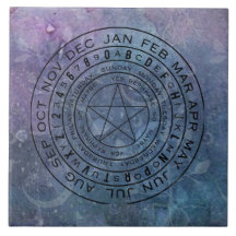 Paarse blauwe slinger