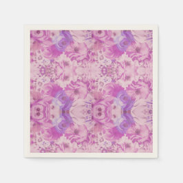 Paarse blauwe ventilator Abstract Servet