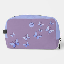 Paarse Blauwe Vlinder Kaleidoscoop Violet Toilettasje