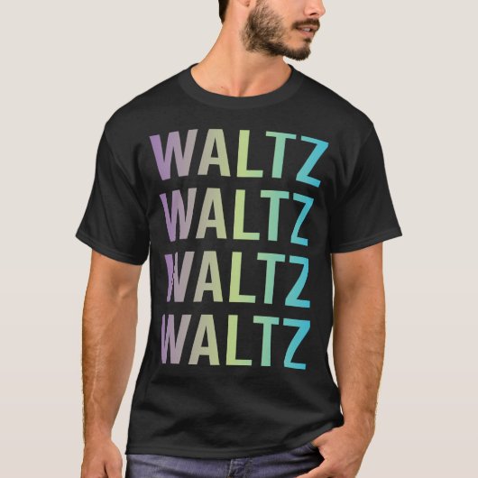 Paarse Blauwe Wals T-shirt (Voorkant)