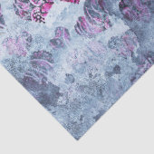 Paarse blauwe Waterverf Cat-decoupage-papier Tissuepapier (Detail)