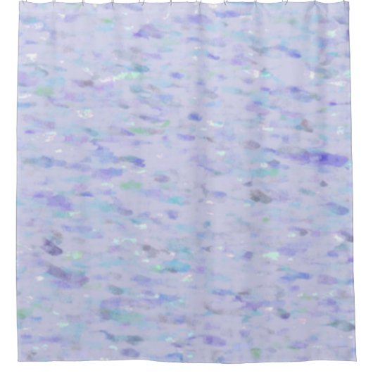 Paarse blauwe Waterverf Douchegordijn (Voorkant)