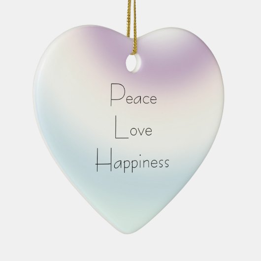 Paarse blauwe witte ombre keramisch ornament (Rechts)