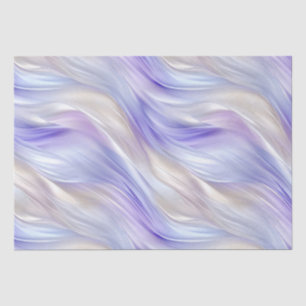 Paarse Blauwe Witte Swirls Tissuepapier