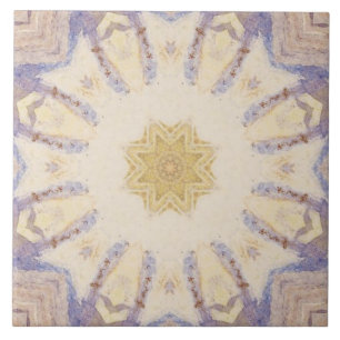 paarse blauwe zandwaterverf nr.3 tegeltje