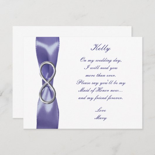 Paarse blauwe zilver, oneindig gemaakt van edelach (Voorkant / Achterkant)