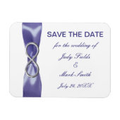 Paarse blauwe zilver oneindig sparen de Datum Magn Magneet (Horizontaal)