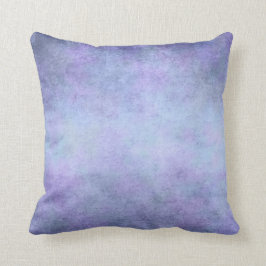 Paarse, Blauwgroen Blauw, Aqua en Violet Waterverf Kussen