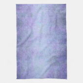 Paarse, Blauwgroen Blauw, Aqua en Violet Waterverf Theedoek (Verticaal)