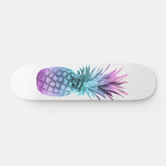 Paarse Blauwgroen blauwe ananas Persoonlijk Skateboard (Horizontaal)