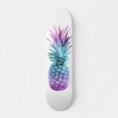 Paarse Blauwgroen blauwe ananas Persoonlijk Skateboard (Voorkant)