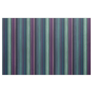 Paarse Blauwgroen Blauwe Groene Waterverf Stripes Stof