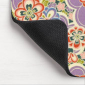 Paarse, Blauwgroen, blauwe, rode, groene en witte  Muismat (Hoek)