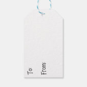 Paarse, Blauwgroen, blauwe, zwarte, kleurrijke Abs Cadeaulabel (Achterkant)