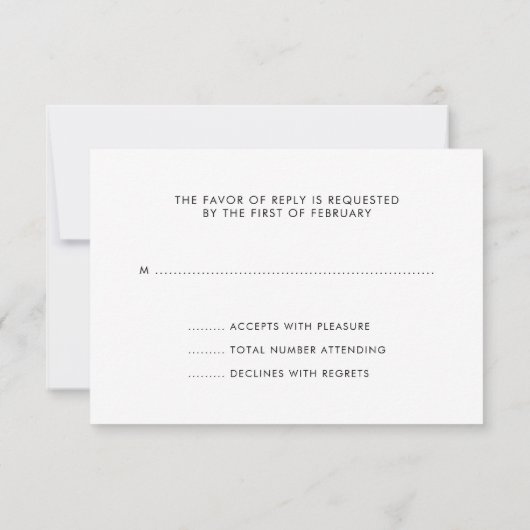 Paarse Blauwgroen Faux Glitter RSVP Kaartje (Achterkant)