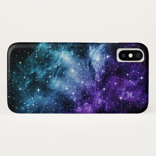 Paarse Blauwgroen galaxy Nebula Dream #1 Case-Mate iPhone Case (Achterkant (horizontaal))