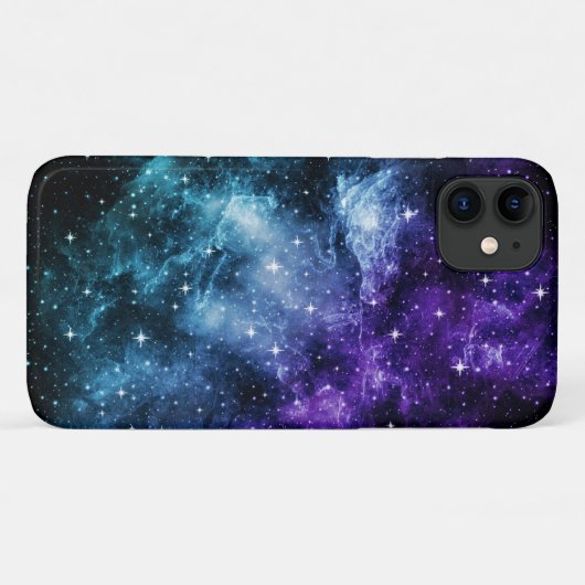 Paarse Blauwgroen galaxy Nebula Dream #1 Case-Mate iPhone Case (Achterkant (horizontaal))