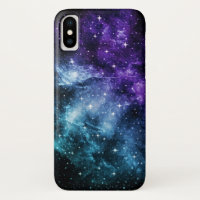 Paarse Blauwgroen galaxy Nebula Dream #1