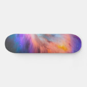 Paarse Blauwgroen galaxy Nebula Dream #1 Persoonlijk Skateboard (Horizontaal)