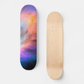 Paarse Blauwgroen galaxy Nebula Dream #1 Persoonlijk Skateboard (Voorkant)