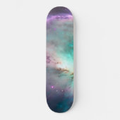 Paarse Blauwgroen galaxy Nebula Dream #1 Persoonlijk Skateboard (Voorkant)