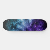Paarse Blauwgroen galaxy Nebula Dream #1 Persoonlijk Skateboard (Horizontaal)
