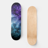 Paarse Blauwgroen galaxy Nebula Dream #1 Persoonlijk Skateboard (Voorkant)