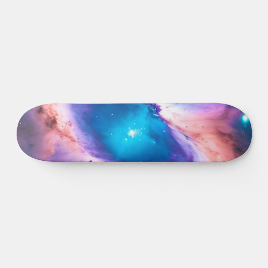 Paarse Blauwgroen galaxy Nebula Dream #1 Skateboar Persoonlijk Skateboard (Horizontaal)