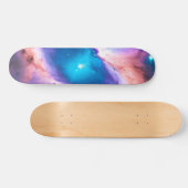 Paarse Blauwgroen galaxy Nebula Dream #1 Skateboar Persoonlijk Skateboard (Horizontaal)
