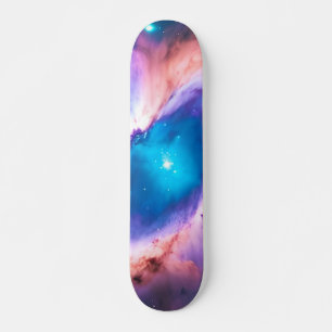 Paarse Blauwgroen galaxy Nebula Dream #1 Skateboar Persoonlijk Skateboard