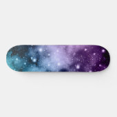 Paarse Blauwgroen galaxy Nebula Dream #2 Persoonlijk Skateboard (Horizontaal)