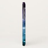 Paarse Blauwgroen galaxy Nebula Dream Moon Phases Case-Mate iPhone Case (Achterkant/links)