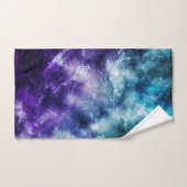 Paarse Blauwgroen Galaxy Nebula Marble Dream #1 Bad Handdoek (Handdoek)