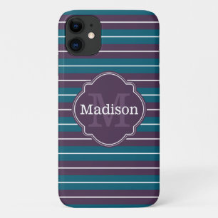 Paarse Blauwgroen naam van het trilpatroon Case-Mate iPhone Case